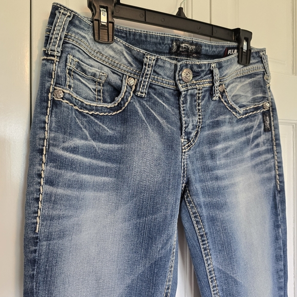 Silver Jeans Aiko Fluid Denim Waist 29" Length 33" - Picture 2 of 11